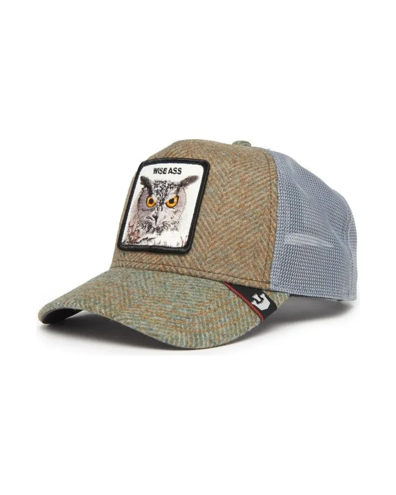 Gorra goorin bros verde cuadros moon owl trucker cap