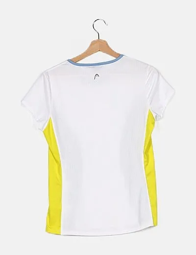 HEAD Camiseta deportiva blanca