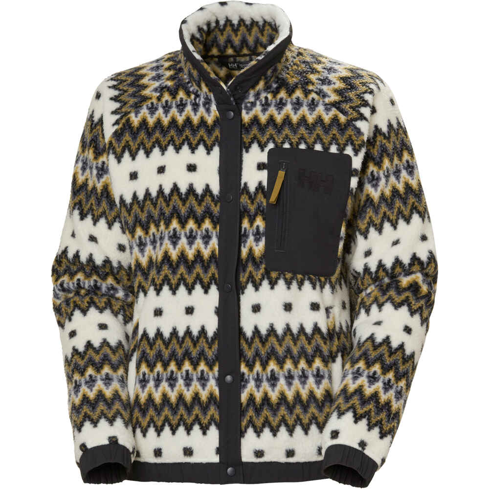 Helly Hansen IMPERIAL PRINTED PILE SNAP Forros Polares Montaña Mujer