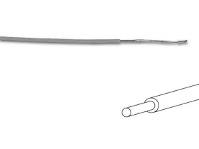 HOOK-UP WIRE - ø 1.4 mm - 0.2 mm² - FULL CORE - GREY