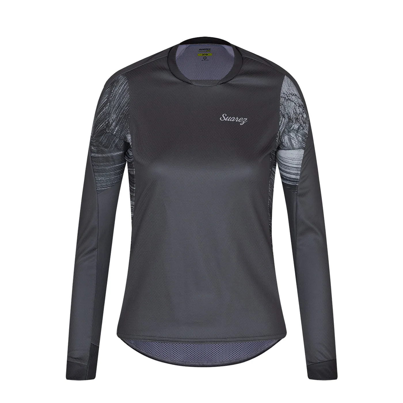 Jersey SUAREZ MTB PAVEMENT W Manga Larga Mujer Gris Piedra Talla:M WBD0228100M1059