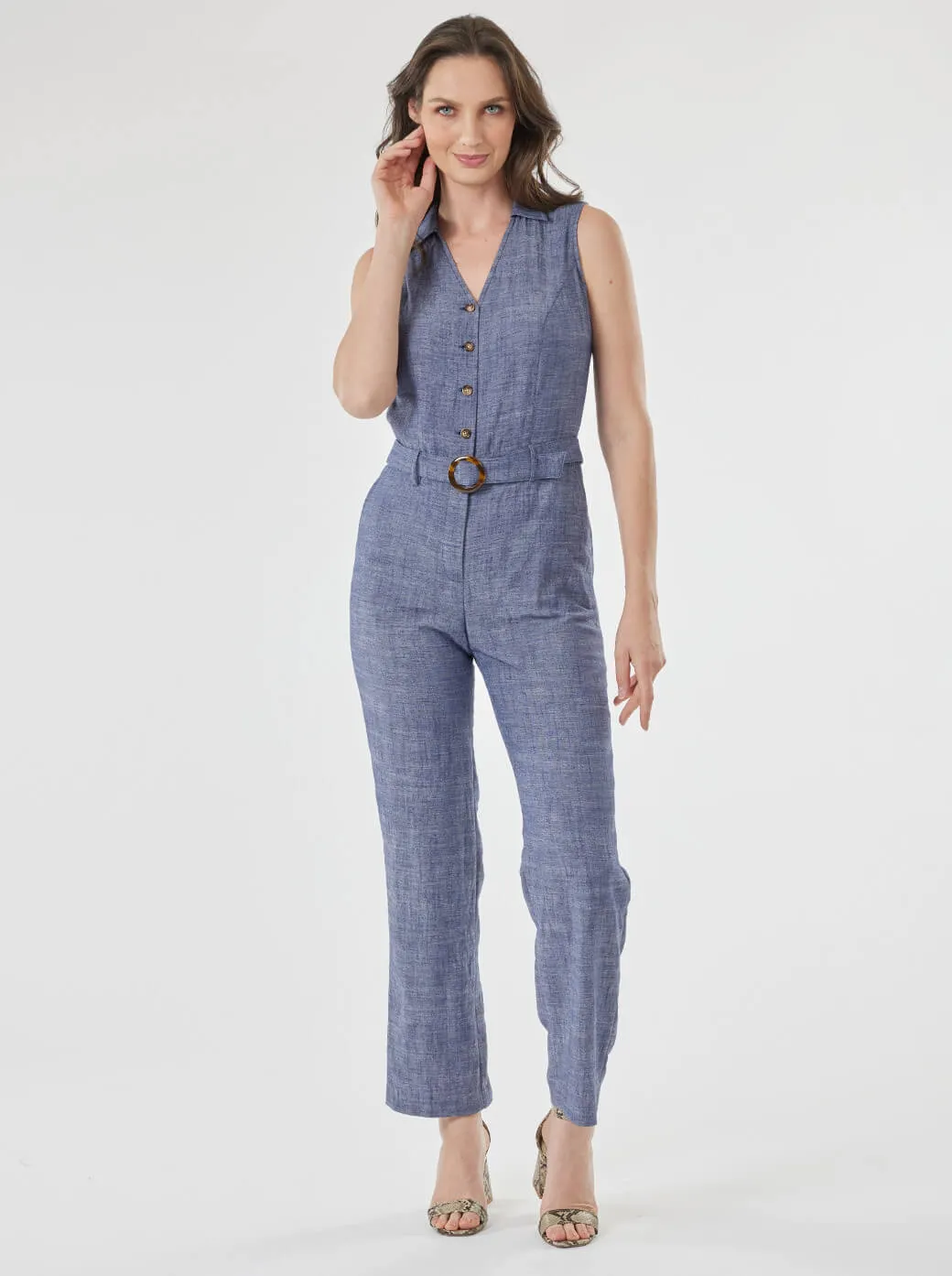 Jumpsuit azul Fabia