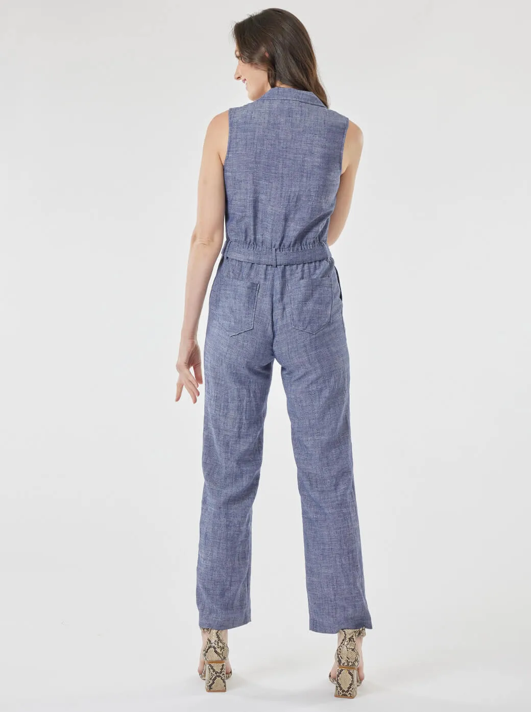 Jumpsuit azul Fabia