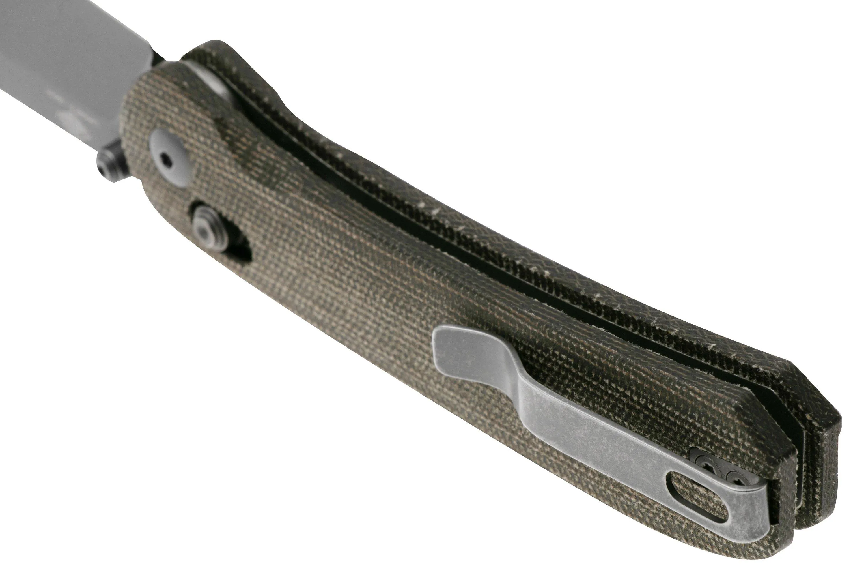 Knafs Lander 2 KNAFS-00274 Green Micarta, Clutch Lock, navaja