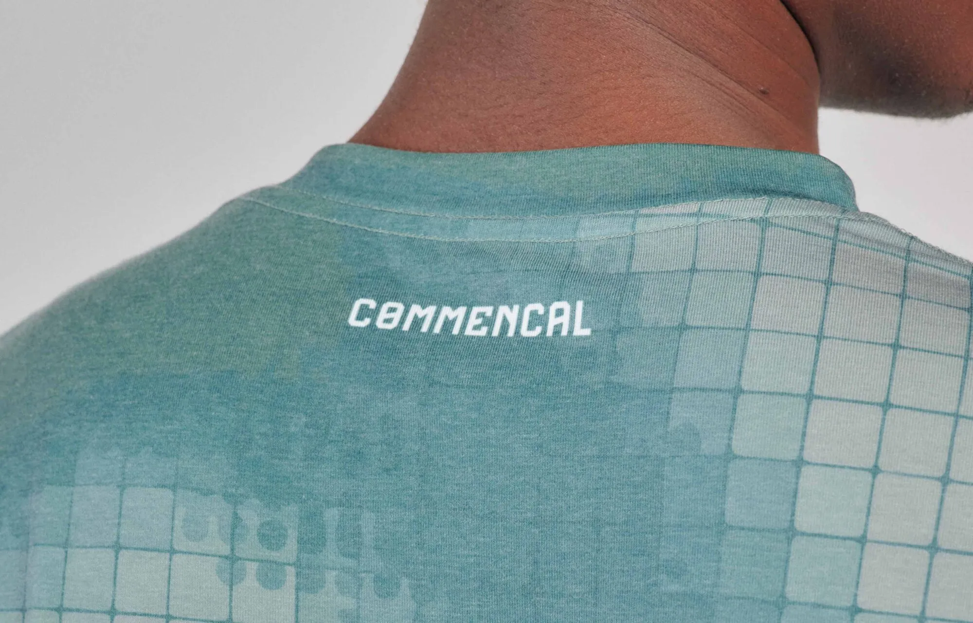MAILLOT COMMENCAL SOFTECH MANGA CORTA CAMO GRID GREEN