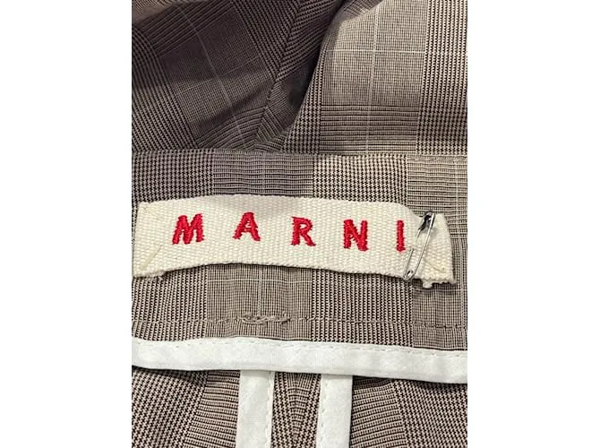 MARNI Pantalón T.Algodón S Internacional Beige 