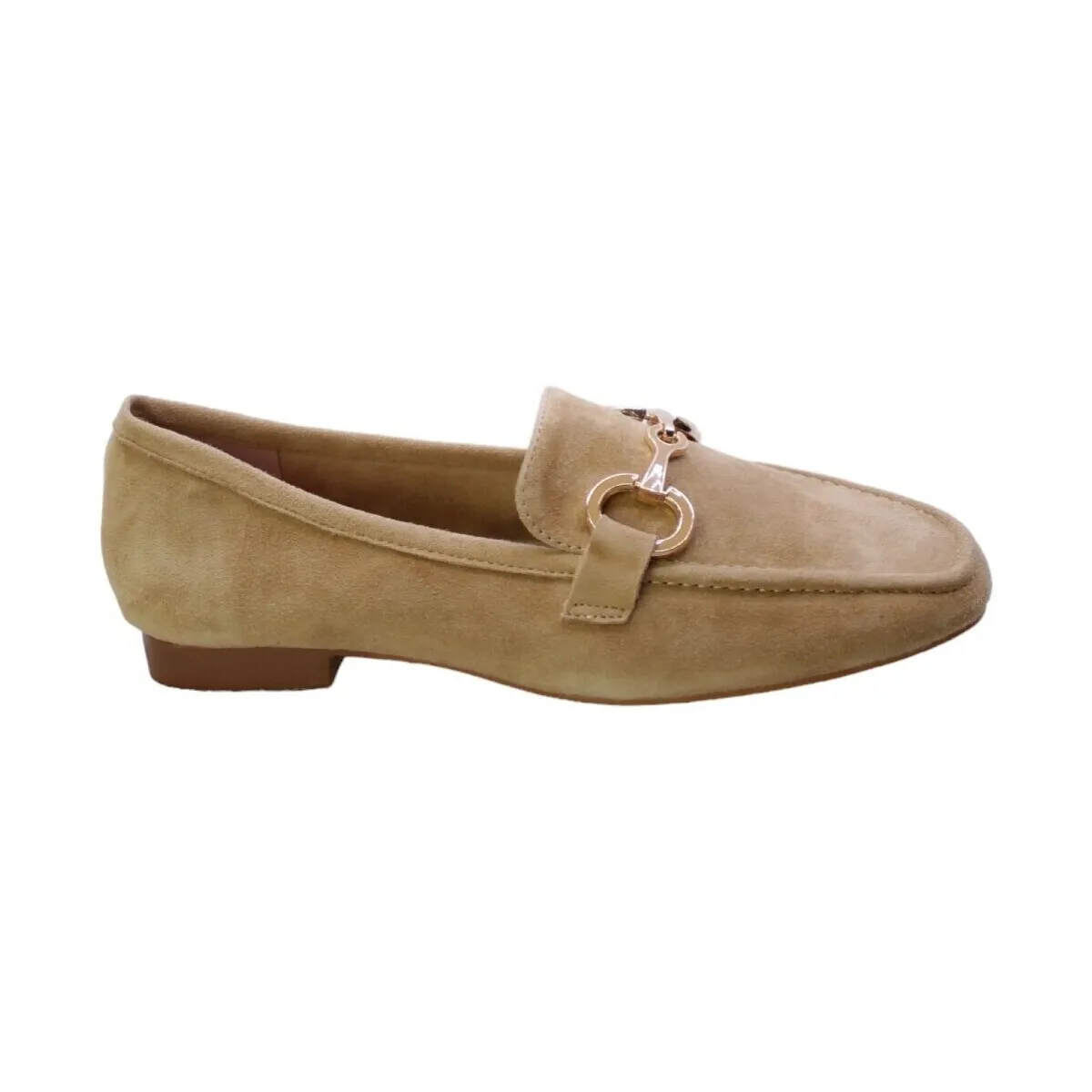 Mocassino Donna Beige 7086