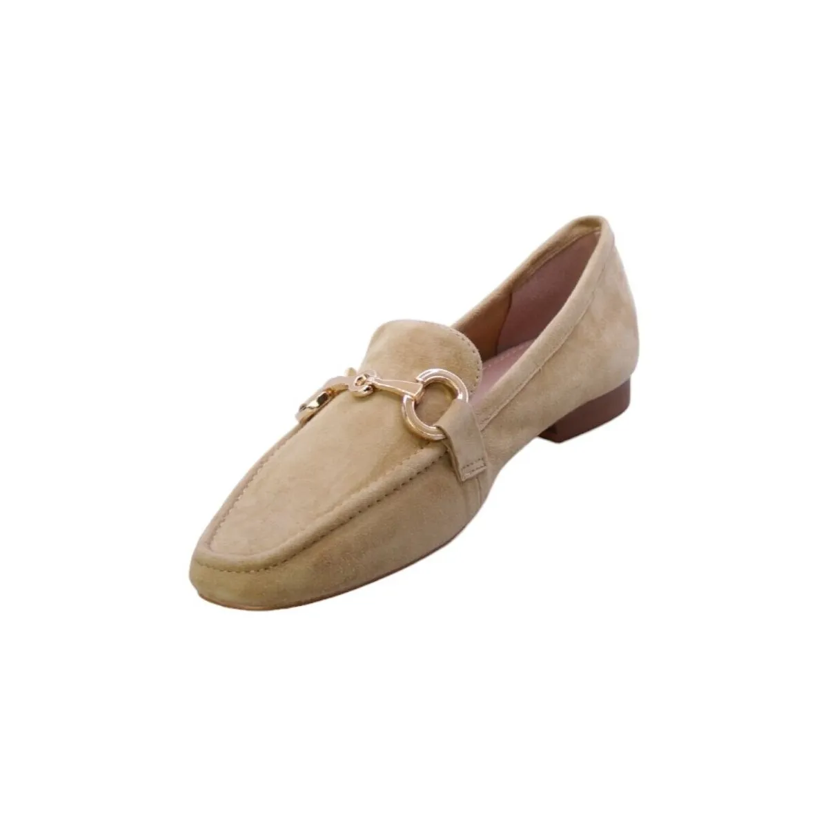 Mocassino Donna Beige 7086