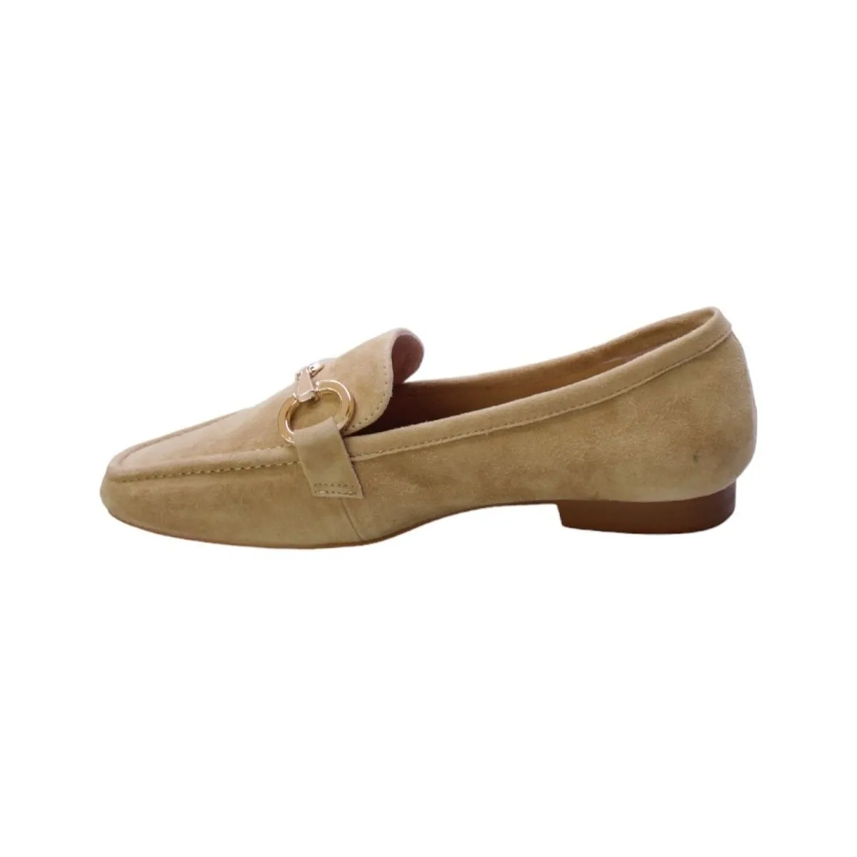 Mocassino Donna Beige 7086