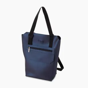 Mochila azul marino metal O bag W 217