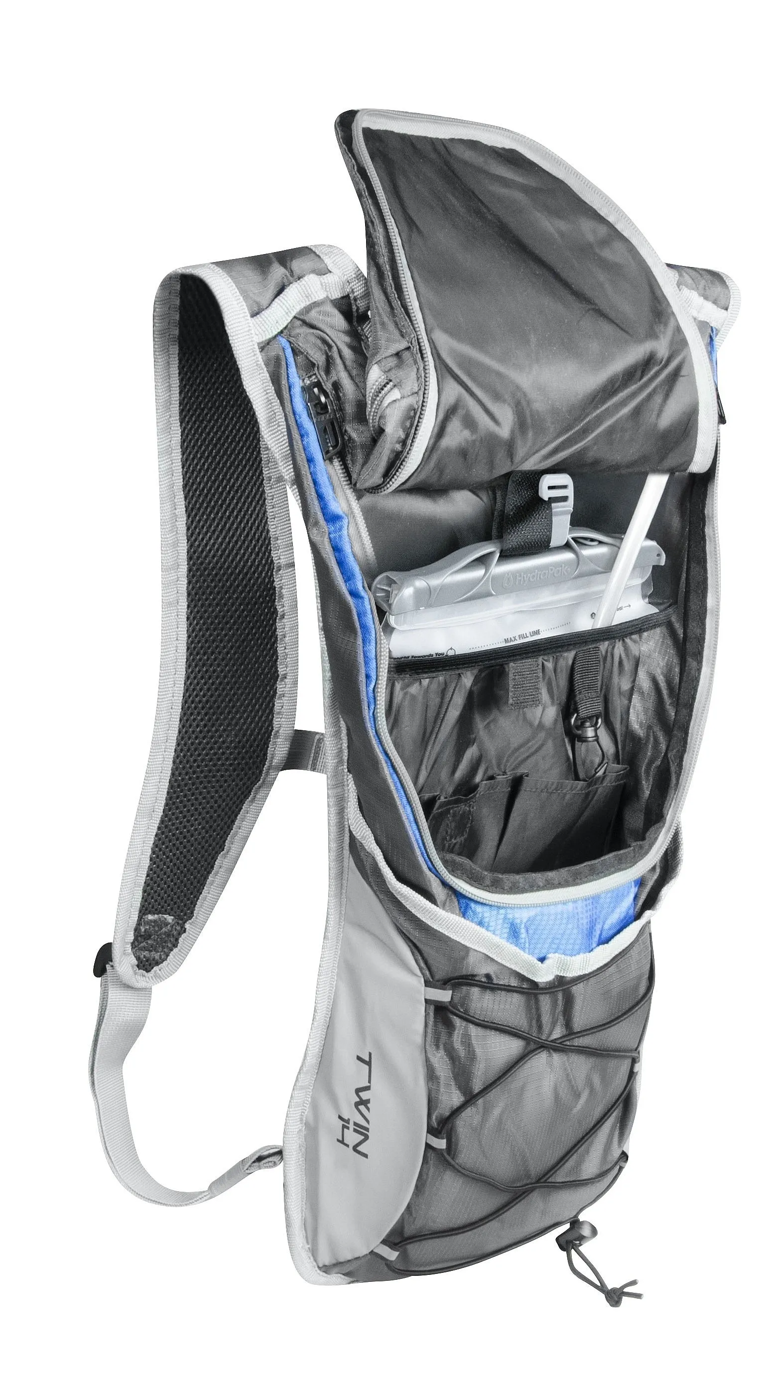 mochila FORCE Twin Plus - Grey/Blue