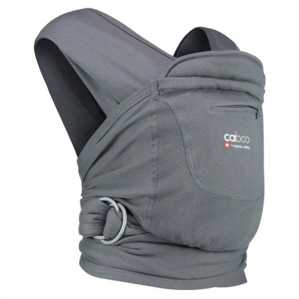 Mochila Portabebés Caboo Organic Pewter