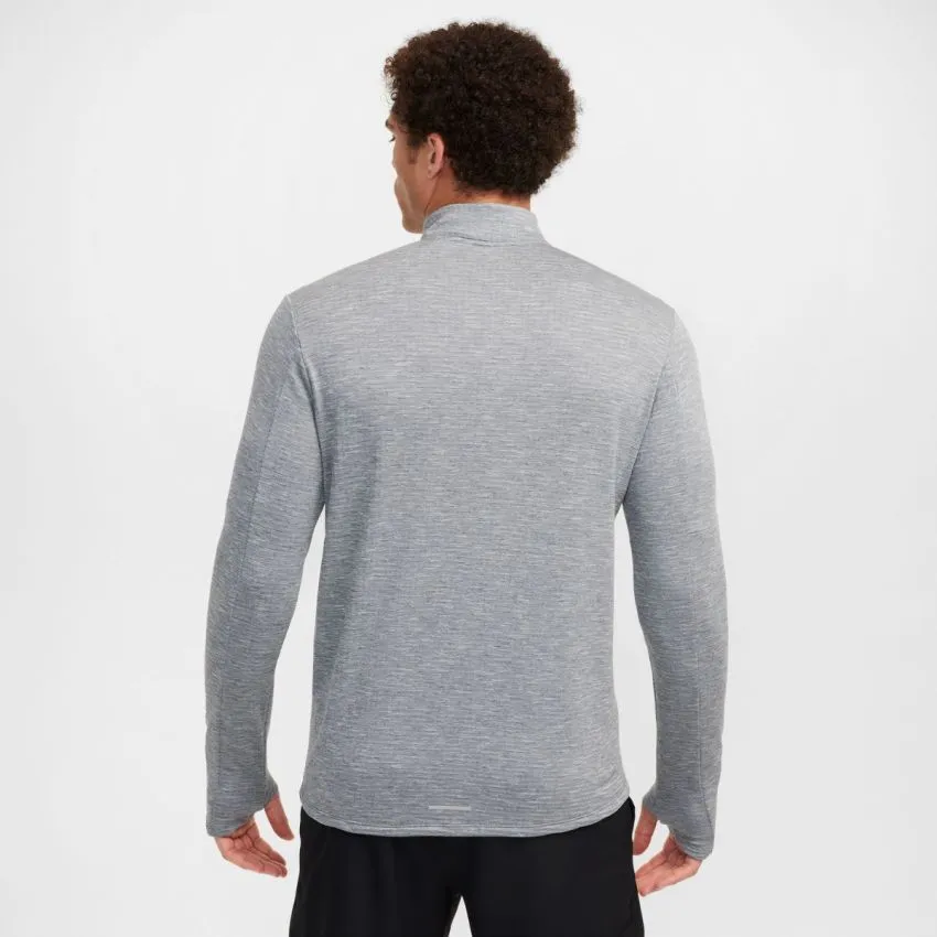 Nike Hombre Capa intermedia Therma-FIT Water-Repellent Element Half Zip Gris 