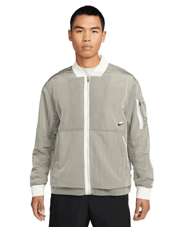 Nike Style Lined Bomber Jackete
