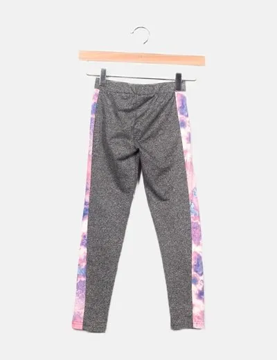 NoName Legging gris jaspeado