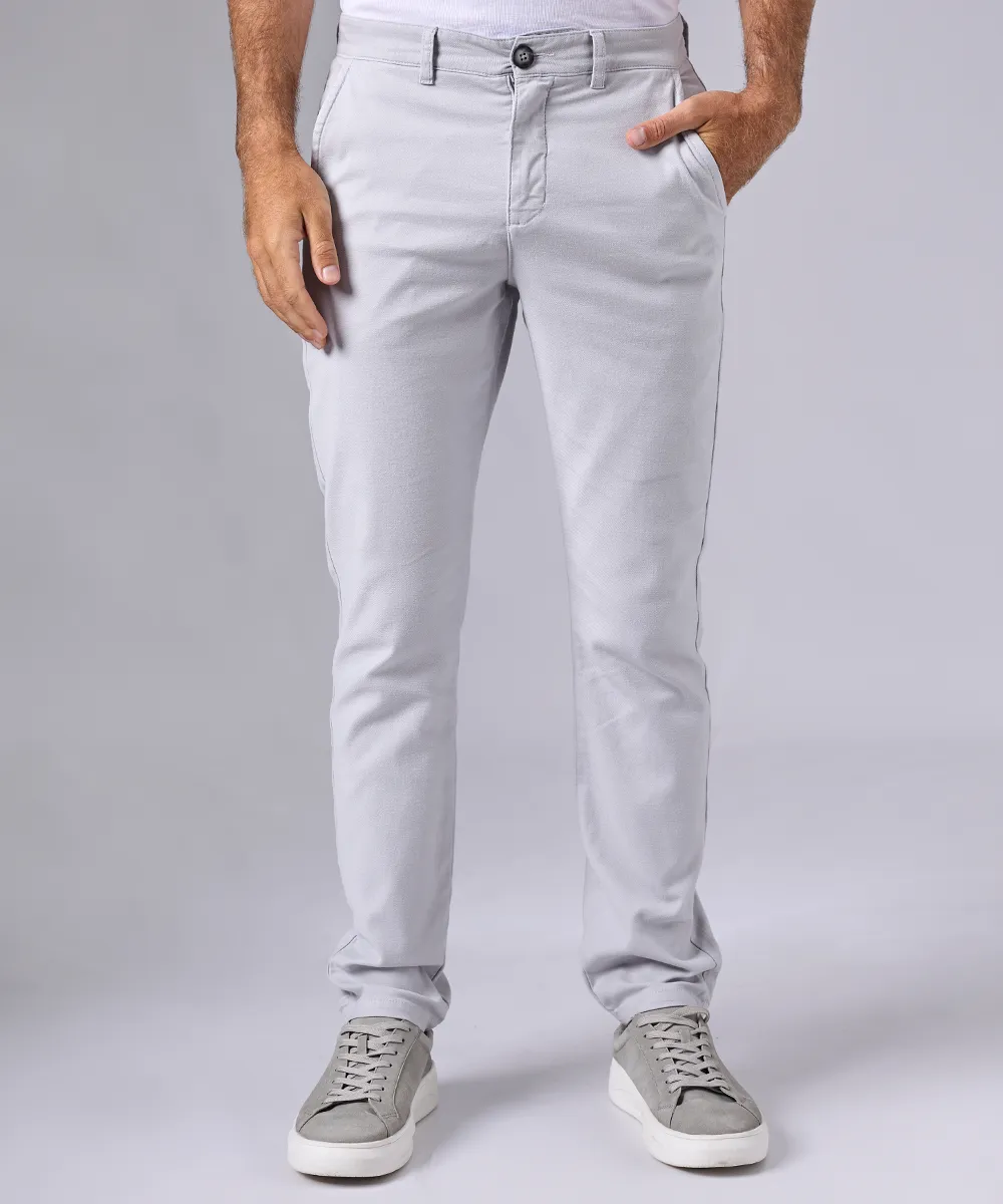 PANTALN BROOKEN SLIM FIT GRIS OI24