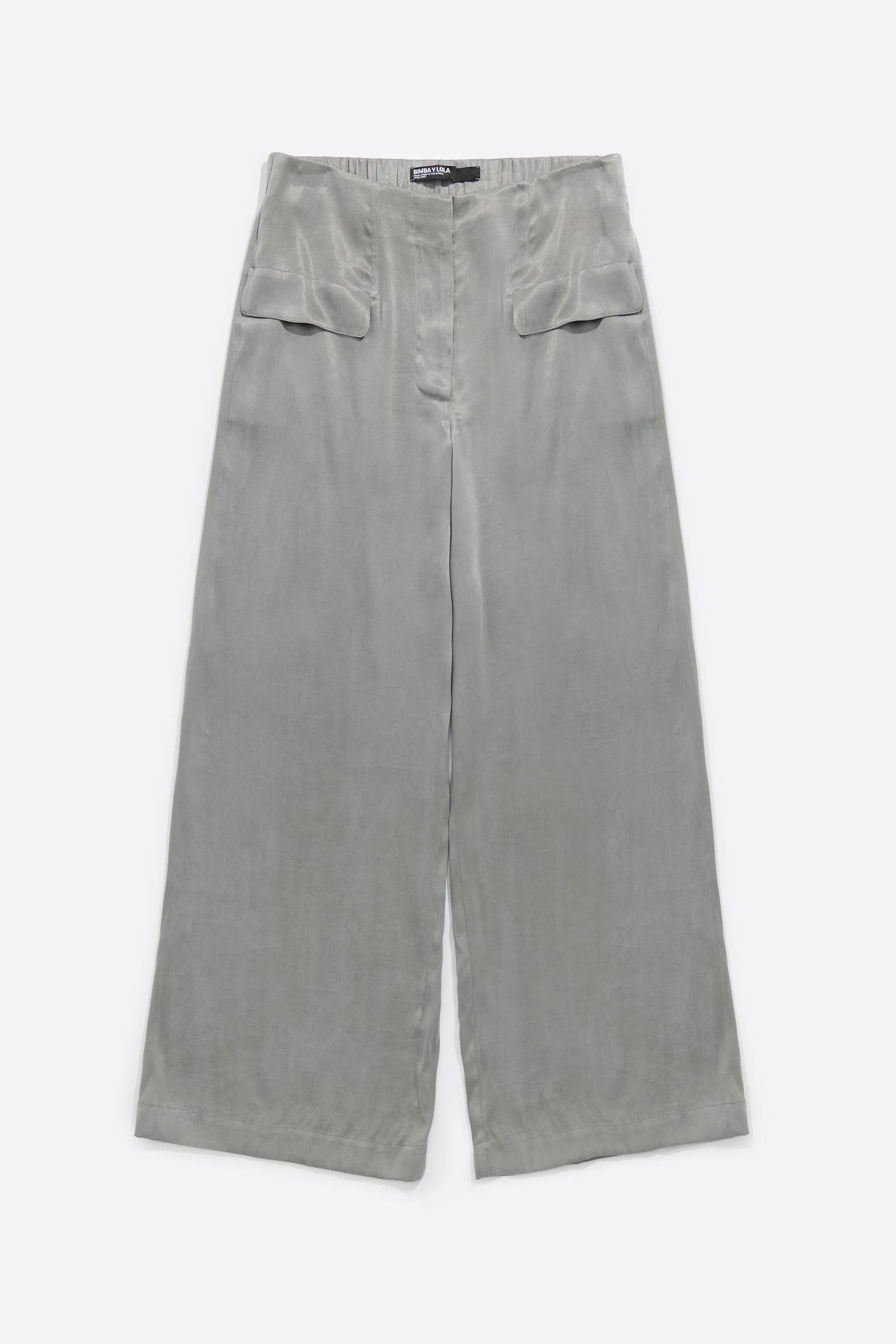 Pantalón fluido gris