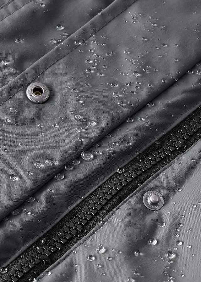 Parka impermeable antracita