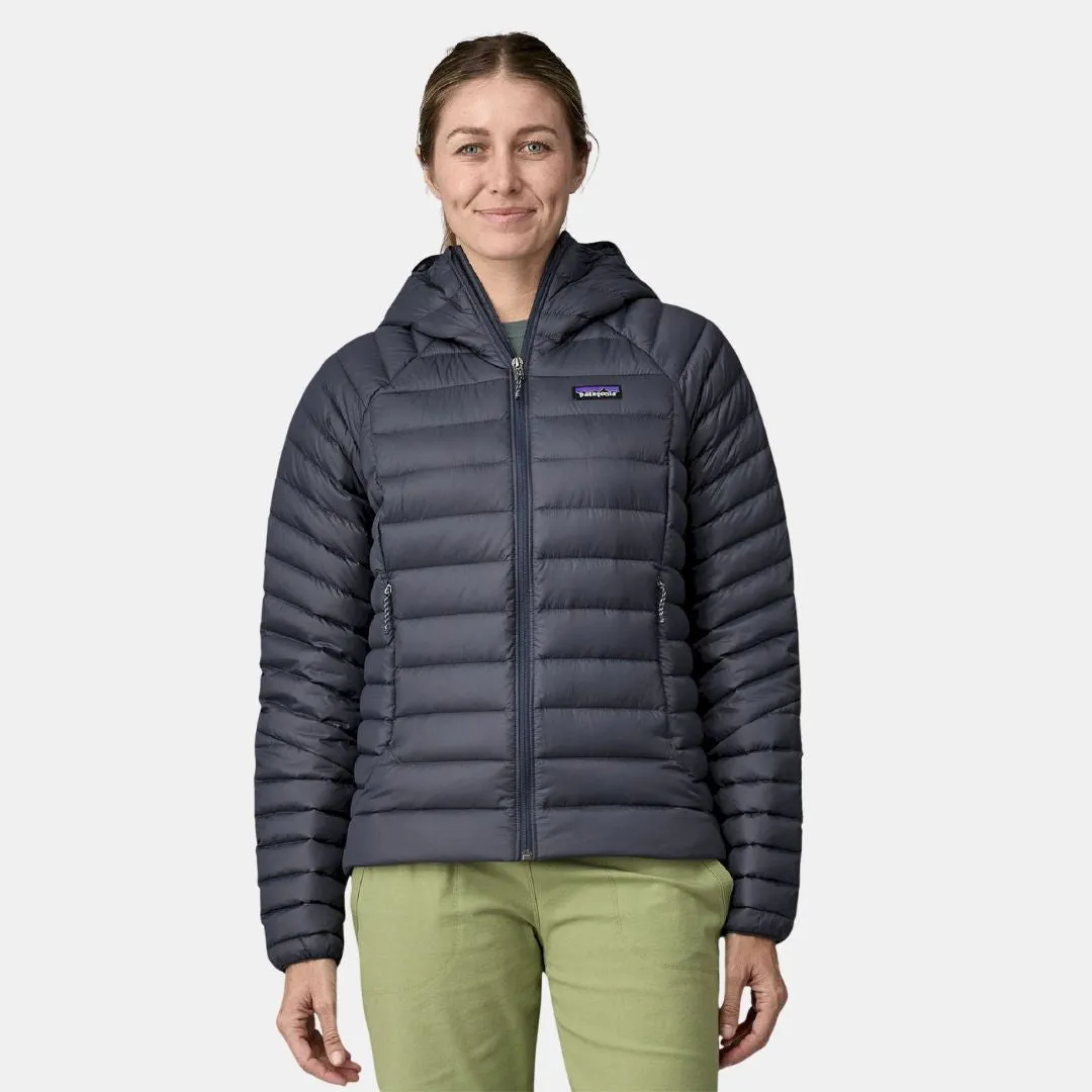 Patagonia Women's Down Sweater Hoody Jacket Smolder Blue