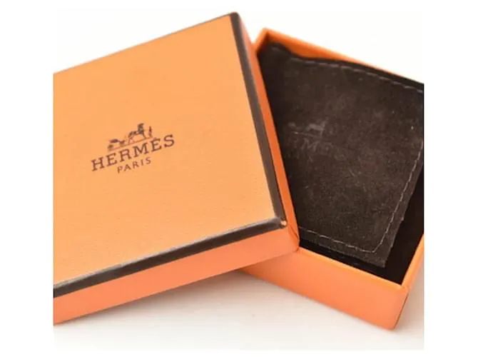 Pendientes Stud Ace of Hearts de Hermès Beige Dorado 