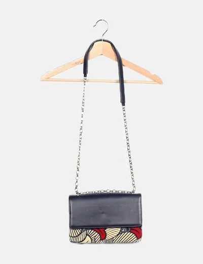 PHILIPPE AUDIBERT Bolso mini estampado combinado