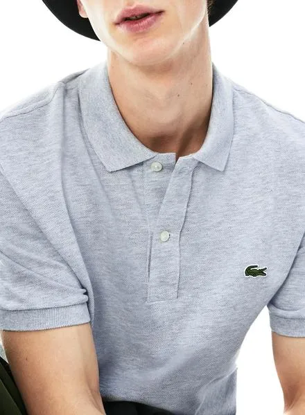 Polo Lacoste Básico Gris Hombre