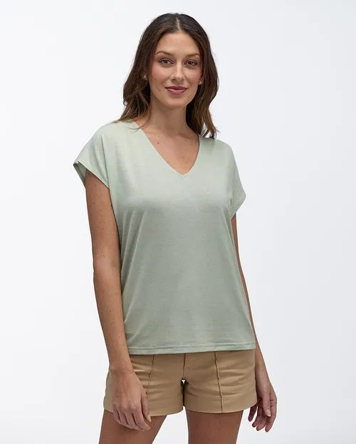 Polo Mujer Giovana Solid Verde Niebla