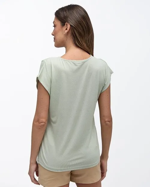 Polo Mujer Giovana Solid Verde Niebla