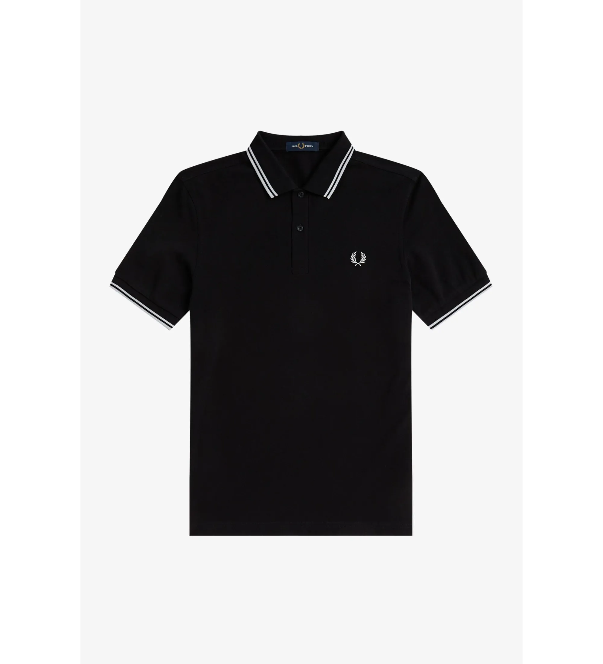 Polo ribete negro