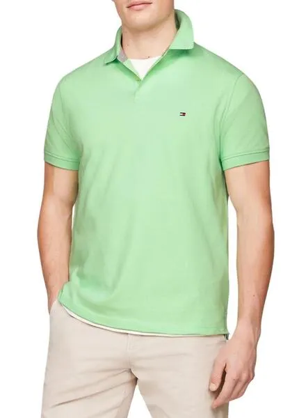 Polo Tommy Hilfiger 1985 Verde Menta Para Hombre