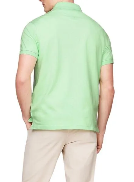 Polo Tommy Hilfiger 1985 Verde Menta Para Hombre