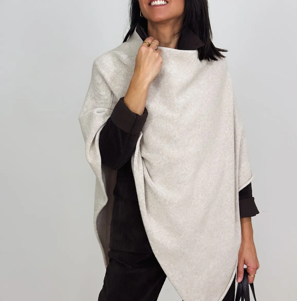 Poncho Beige