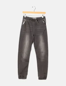 Primark Pantalón gris baggy
