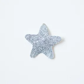 Ranita estrella glitter gris