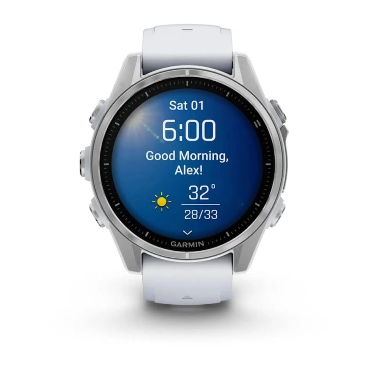 Reloj Garmin Fenix 8 43mm AMOLED Blanco