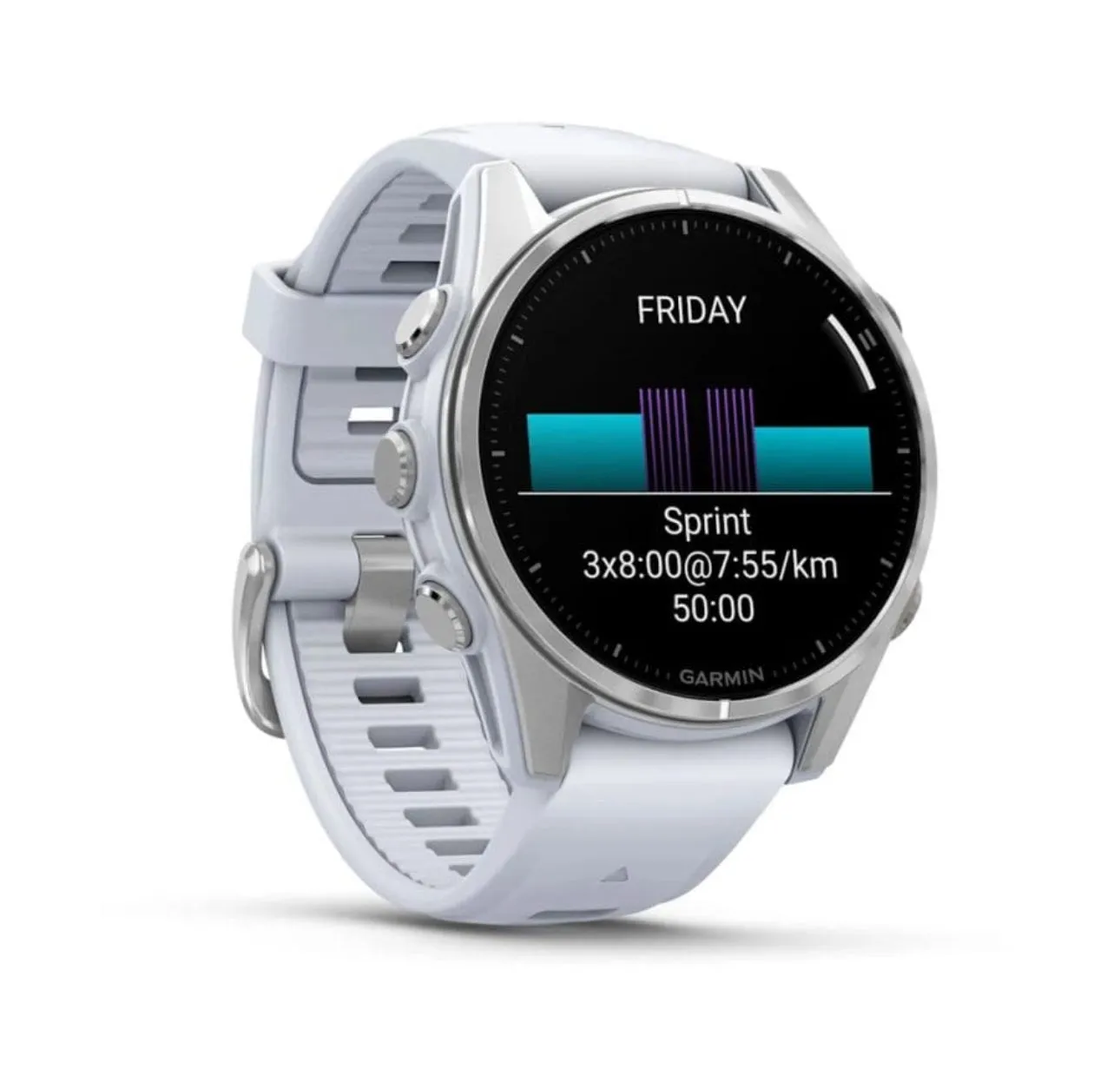 Reloj Garmin Fenix 8 43mm AMOLED Blanco