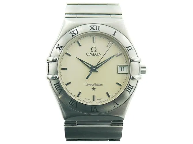 Reloj OMEGA Constellation 1512.30 con esfera beige 