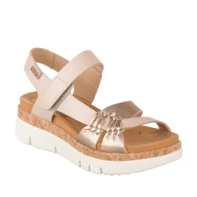 Sandalias Planas Pikolinos W4n-0968 Mujer Oro