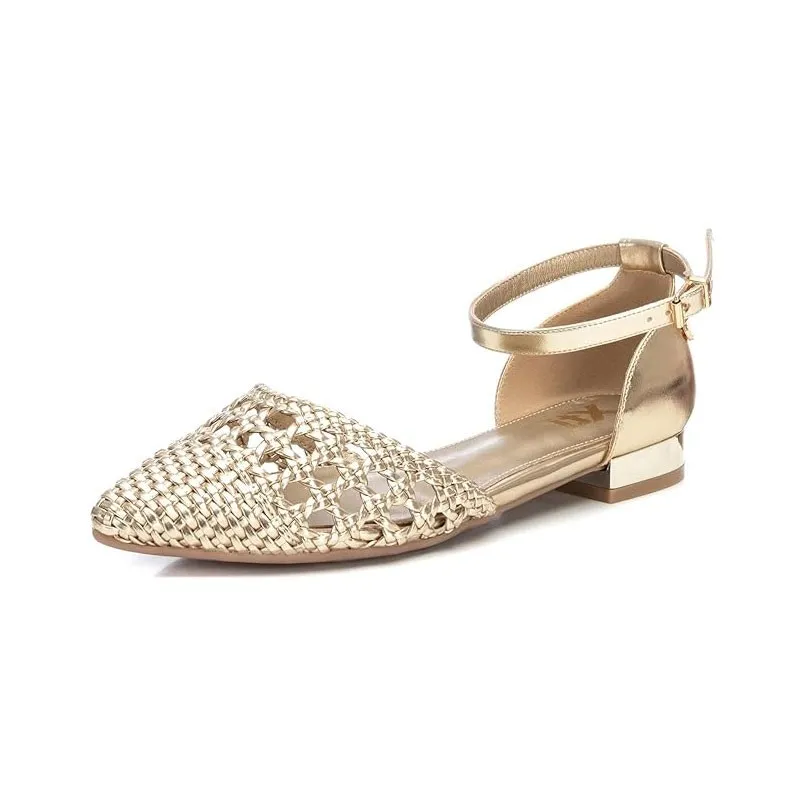 Sandalias Planas Xti 142366 Mujer Oro