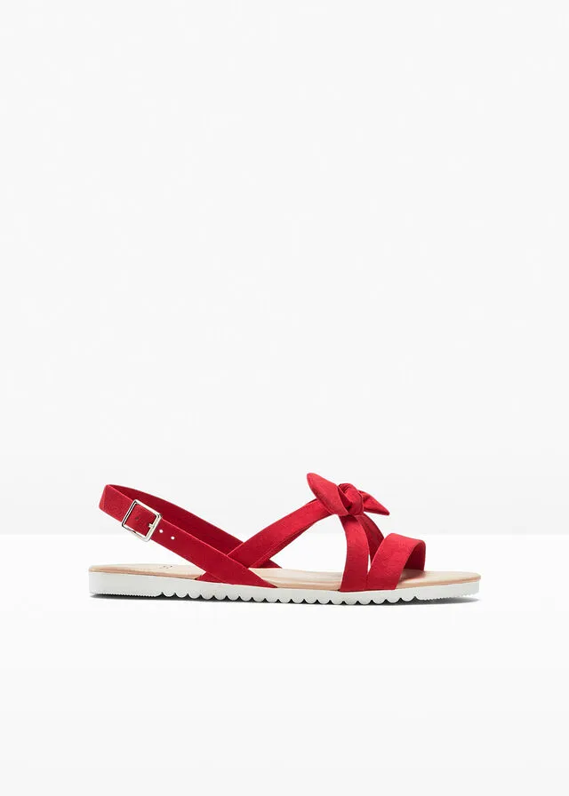 Sandalias Rojo