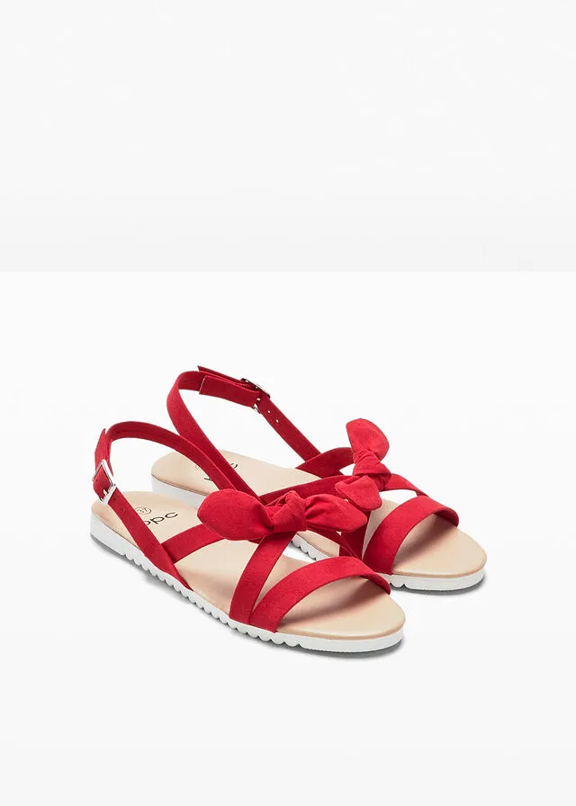 Sandalias Rojo