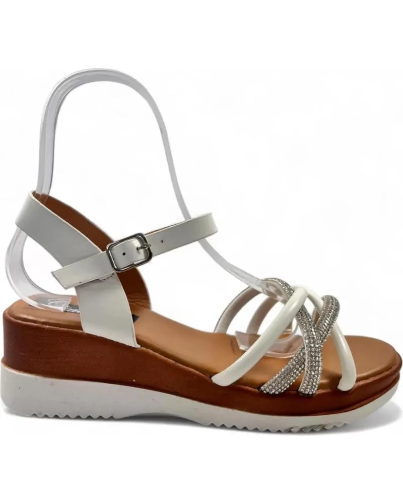 Sandalias TIMBOS  de Mujer SANDALIA CUNA COMODA MUJER 129842  BLANCO