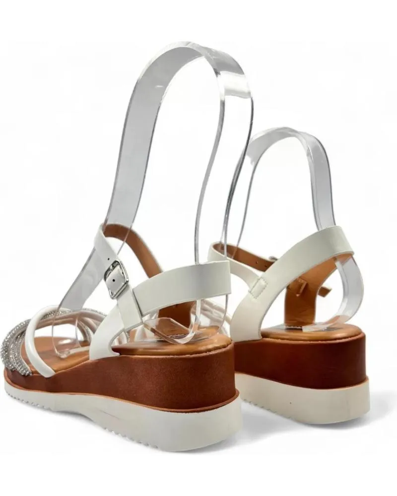 Sandalias TIMBOS  de Mujer SANDALIA CUNA COMODA MUJER 129842  BLANCO