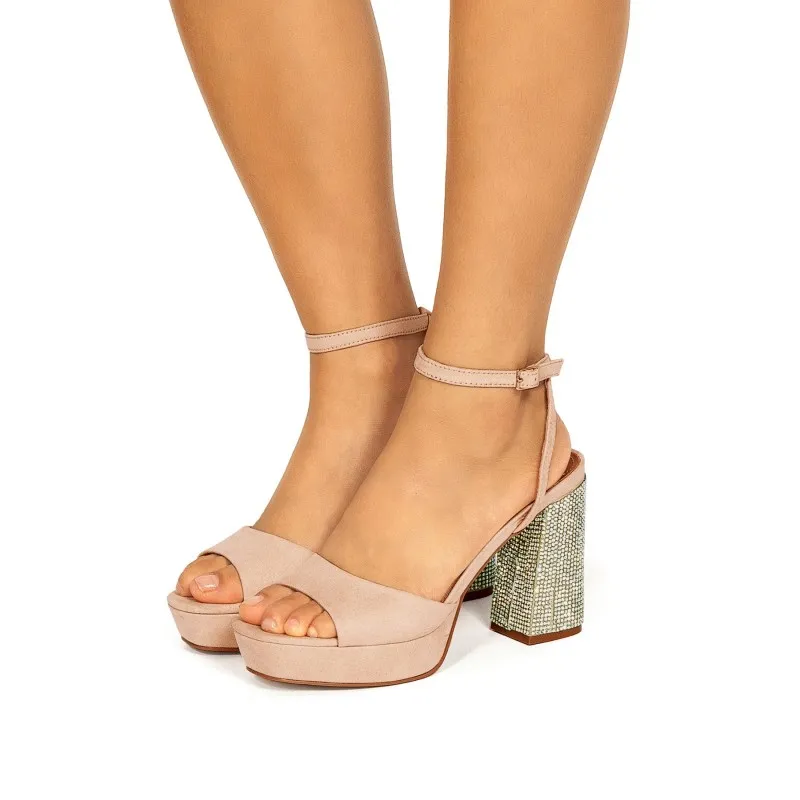 Sandalias Vestir de Mujer MARIAMARE 68341 Beige 54656