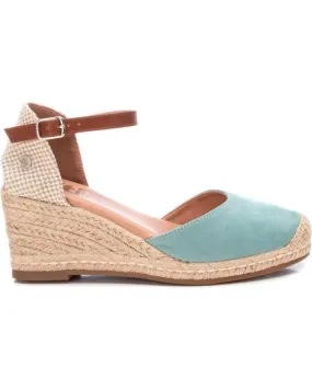 Sandalias XTI  de Mujer VALENCIA HEBILLA CUNA YUTE 6 CM  AZUL