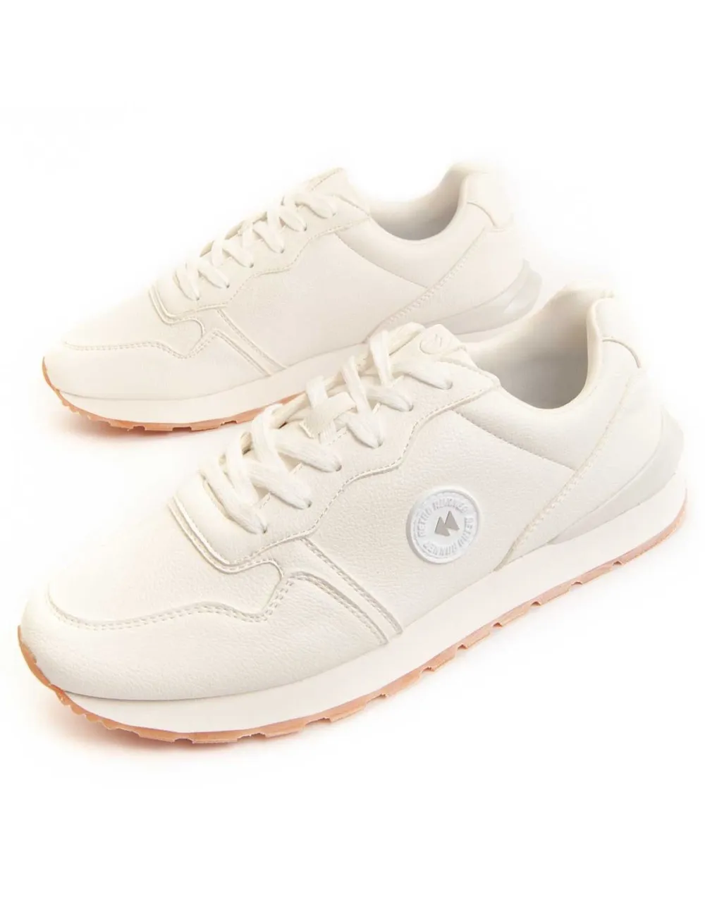 Sneaker Casual Para Hombre.  Montevita  Reeval2  95777 Blanco