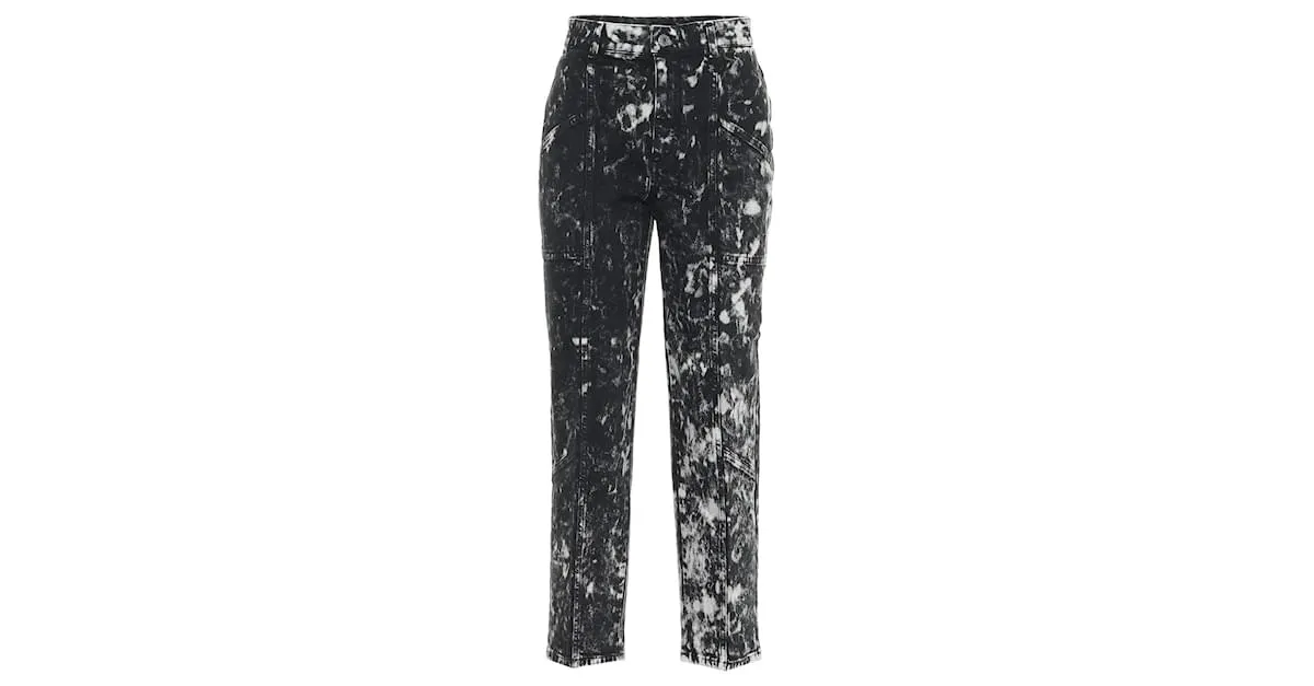 Stella Mc Cartney Pantalones Negro Gris 