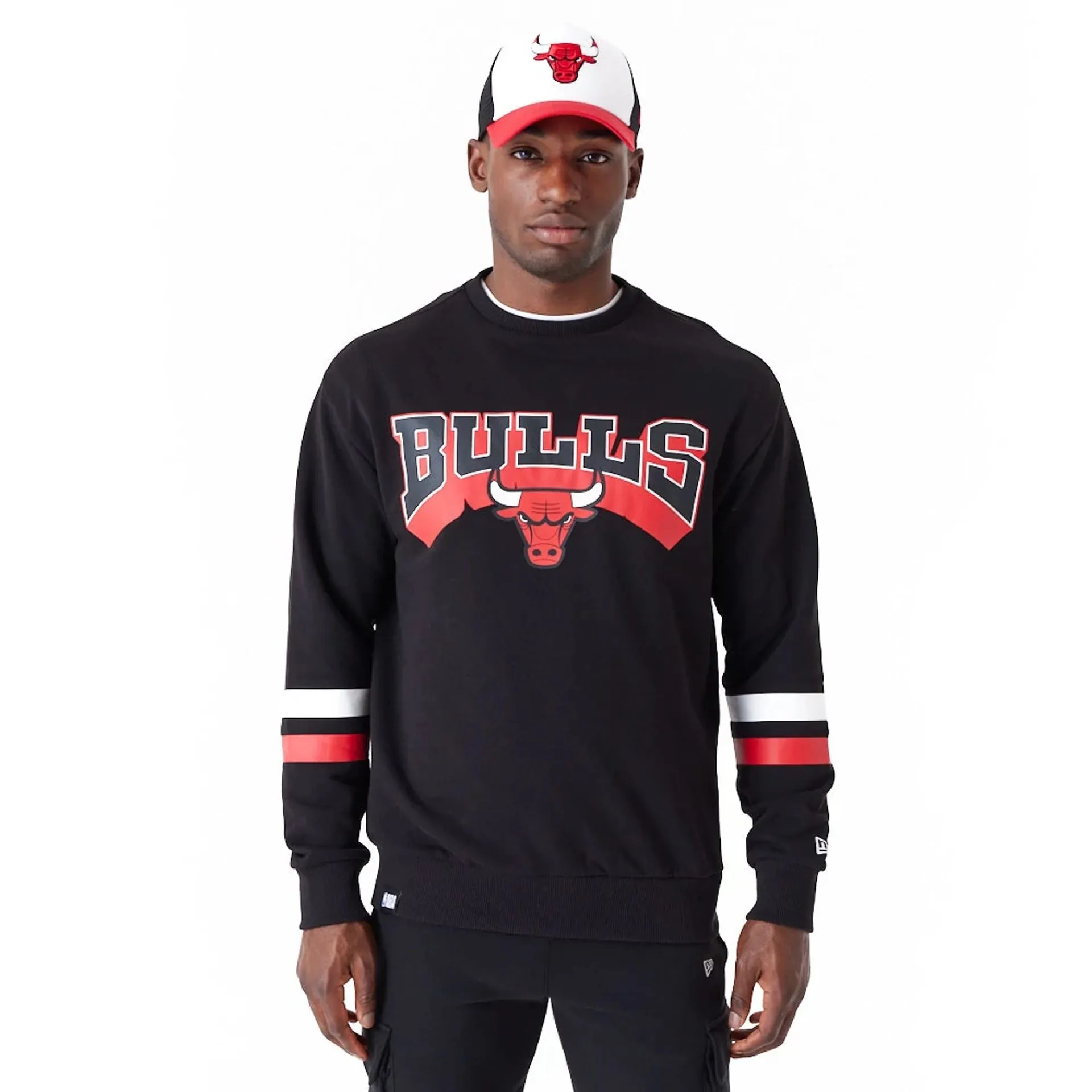 Sudadera Oversized Crew Chicago Bulls NBA Arch