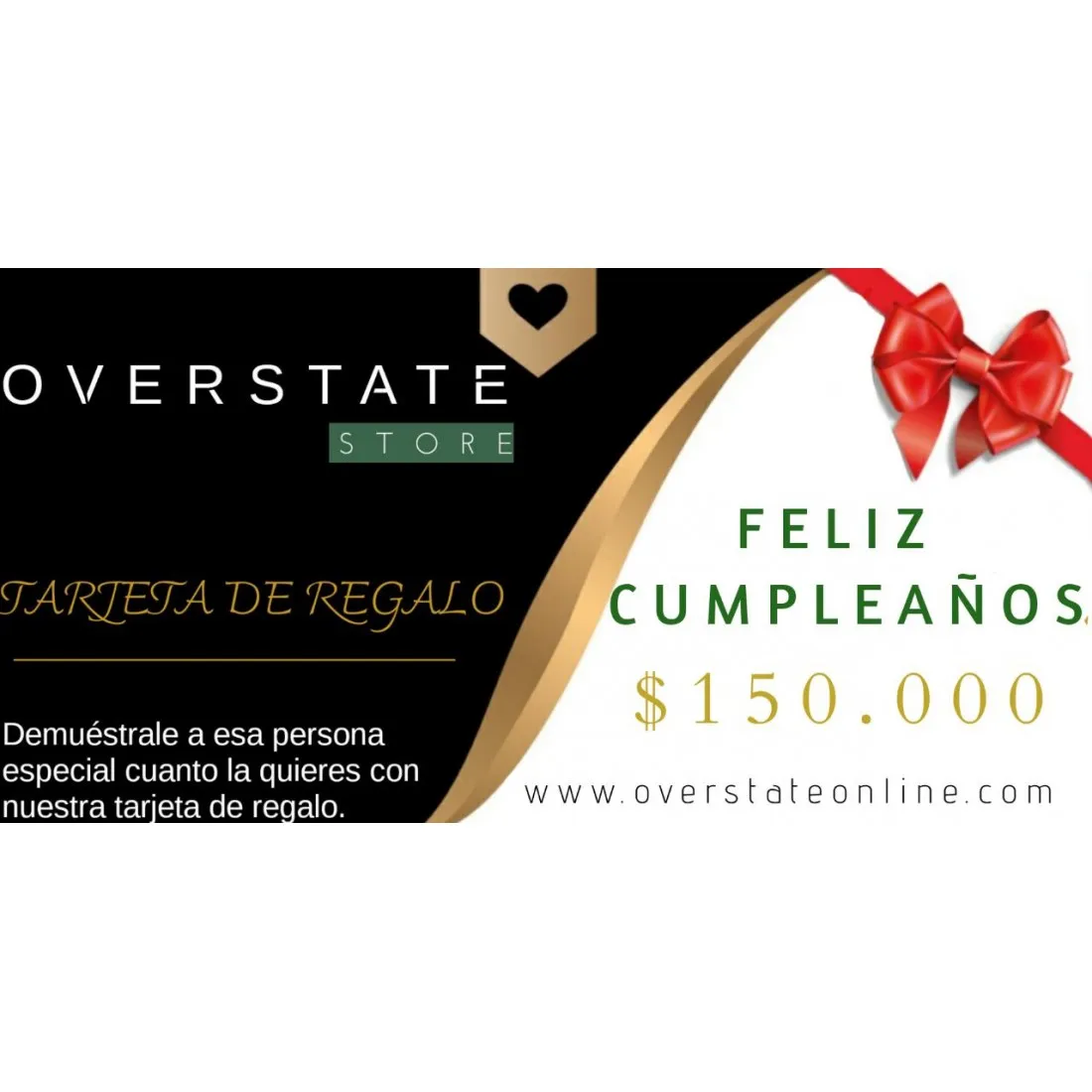 Tarjeta de Regalo Cumpleaños 150