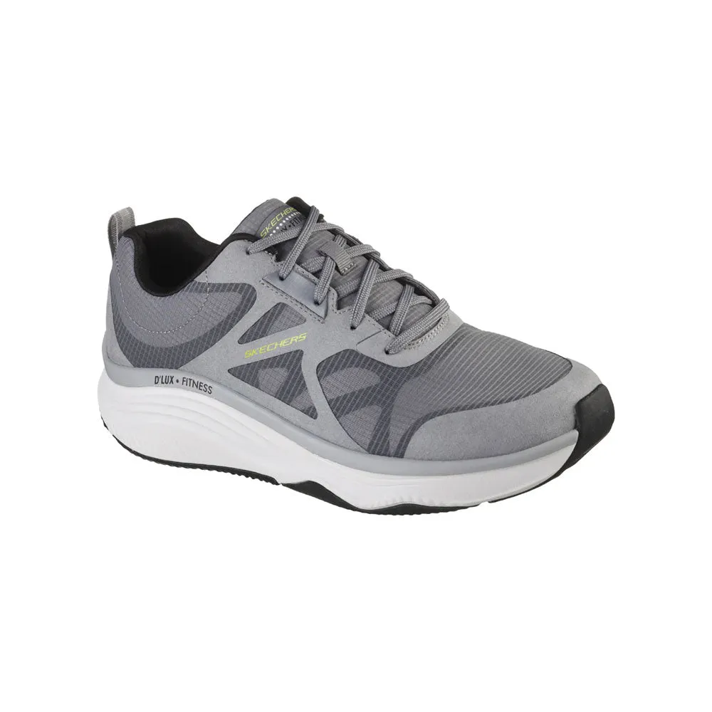 Tenis Hombre Skechers Relaxed Fit D Lux -Gris-Blanco